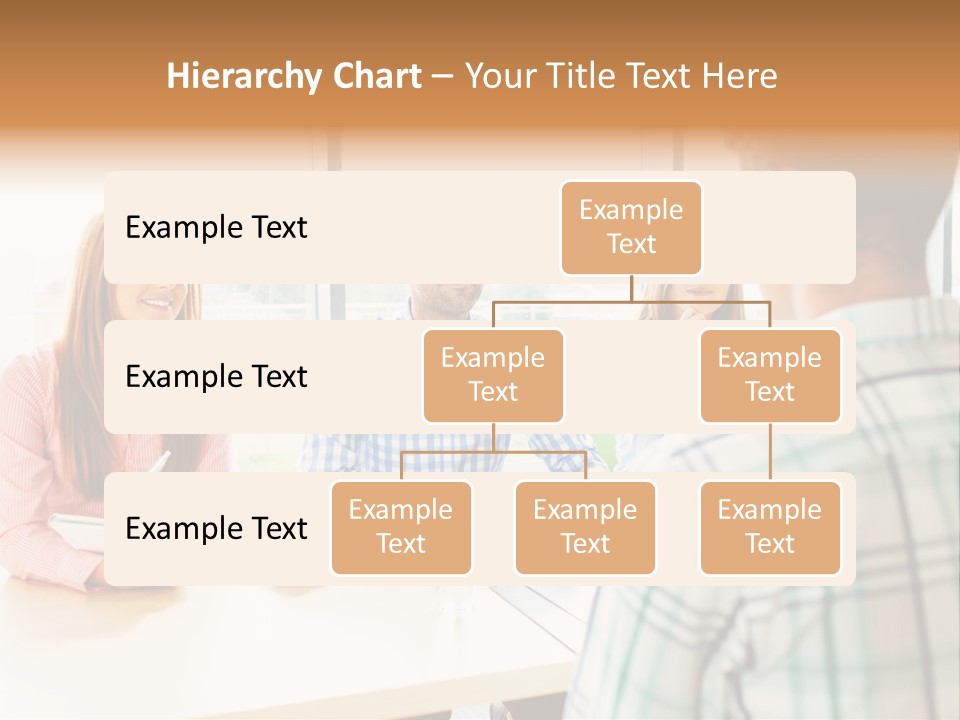 A Group Of People Sitting Around A Table PowerPoint Template