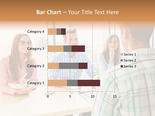A Group Of People Sitting Around A Table PowerPoint Template