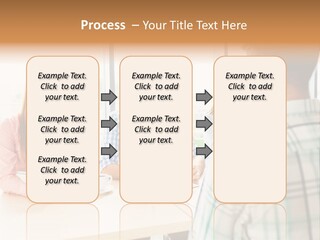 A Group Of People Sitting Around A Table PowerPoint Template
