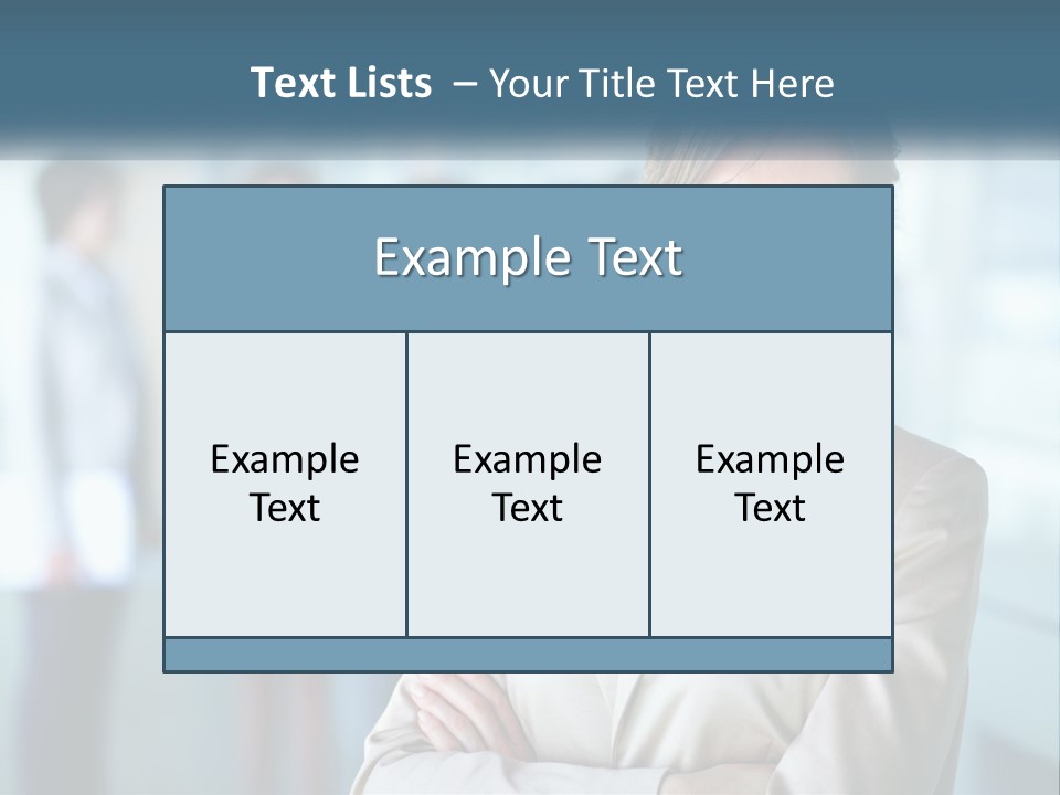 A Woman Standing In Front Of A Group Of People PowerPoint Template