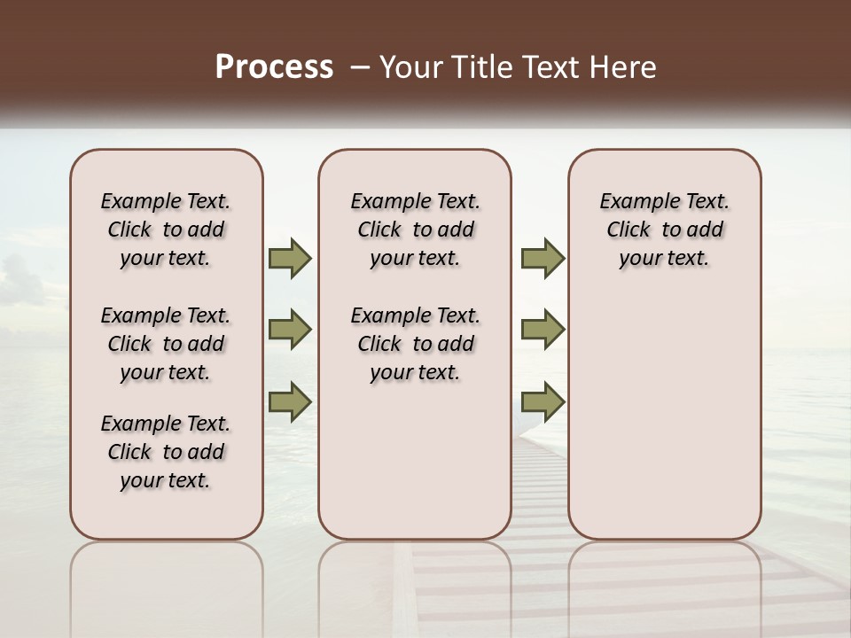 A Woman Sitting On A Dock Doing Yoga PowerPoint Template