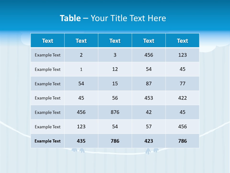 Two Birds Sitting On A Wire With A Speech Bubble PowerPoint Template