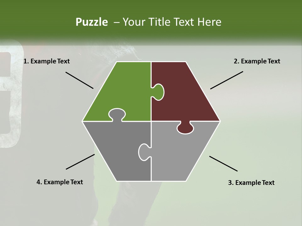 A Soccer Player Is Covered In Mud With A Green Field In The Background PowerPoint Template