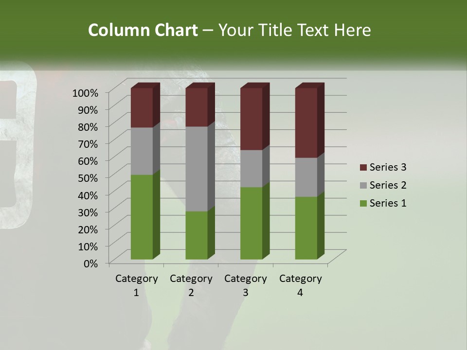 A Soccer Player Is Covered In Mud With A Green Field In The Background PowerPoint Template