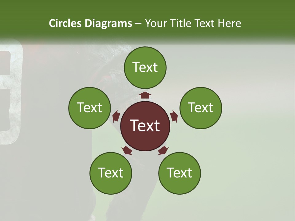 A Soccer Player Is Covered In Mud With A Green Field In The Background PowerPoint Template