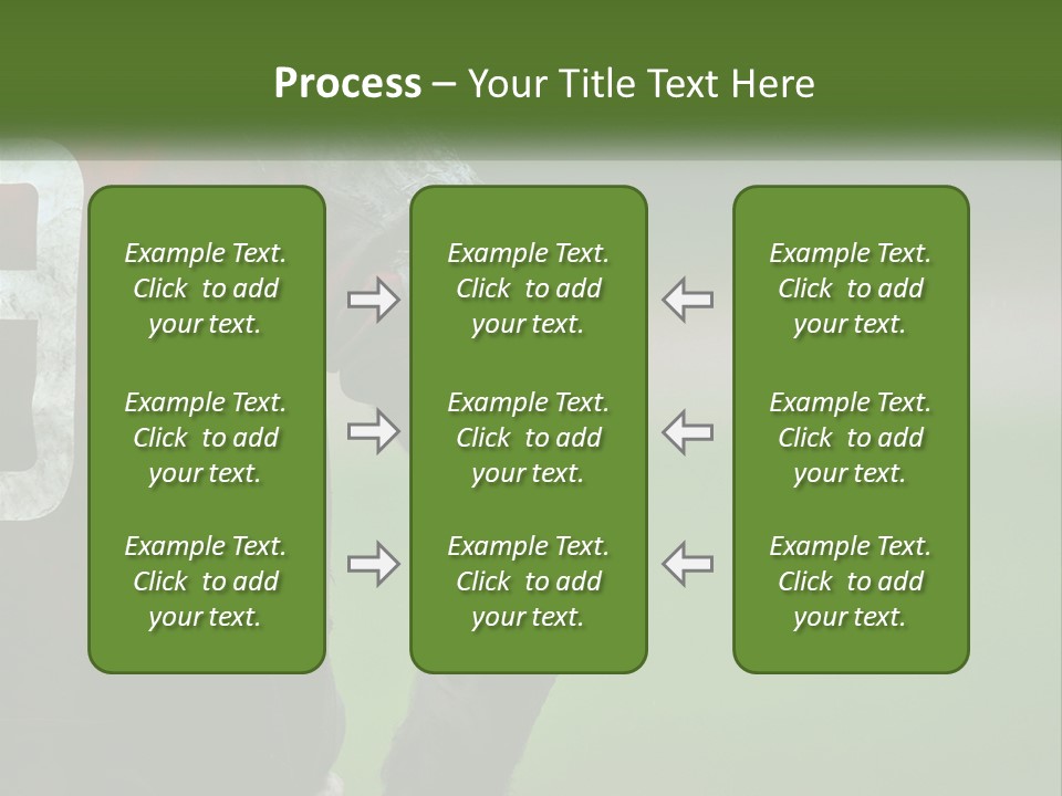 A Soccer Player Is Covered In Mud With A Green Field In The Background PowerPoint Template