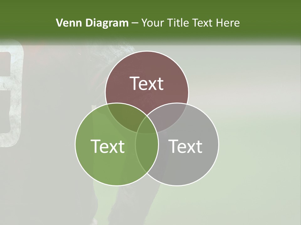 A Soccer Player Is Covered In Mud With A Green Field In The Background PowerPoint Template