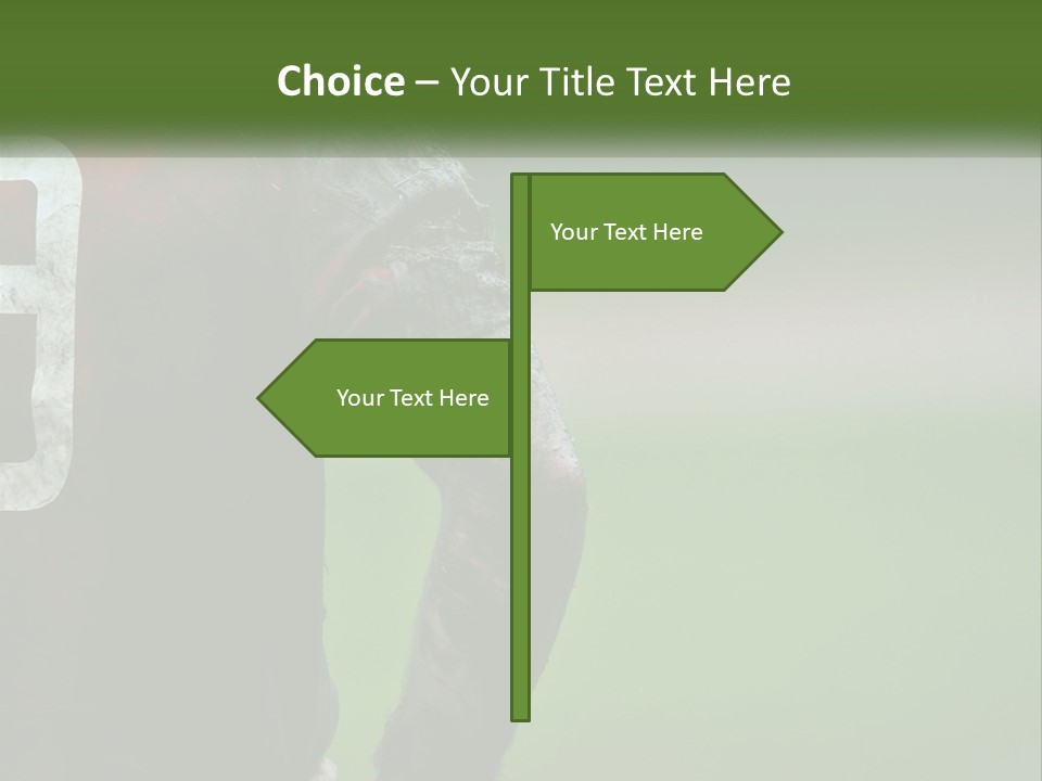 A Soccer Player Is Covered In Mud With A Green Field In The Background PowerPoint Template