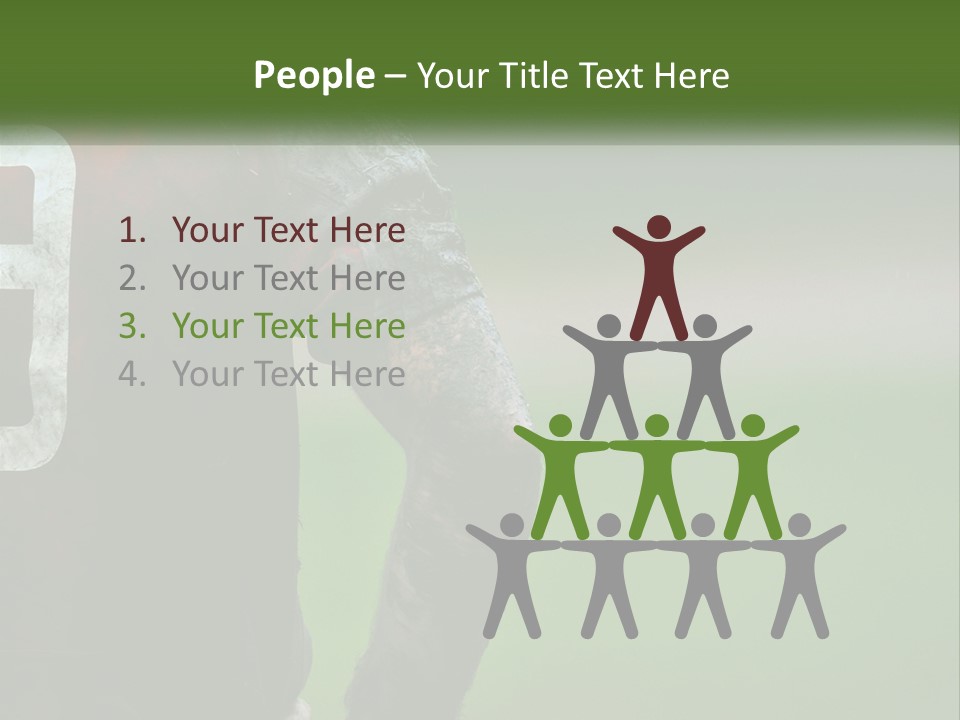A Soccer Player Is Covered In Mud With A Green Field In The Background PowerPoint Template