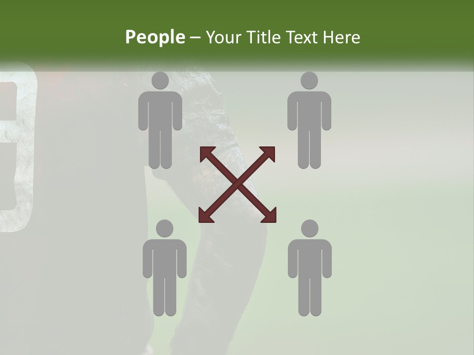 A Soccer Player Is Covered In Mud With A Green Field In The Background PowerPoint Template