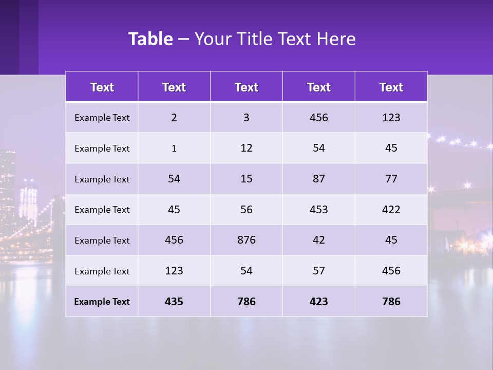 A Bridge Over Water With A City In The Background PowerPoint Template