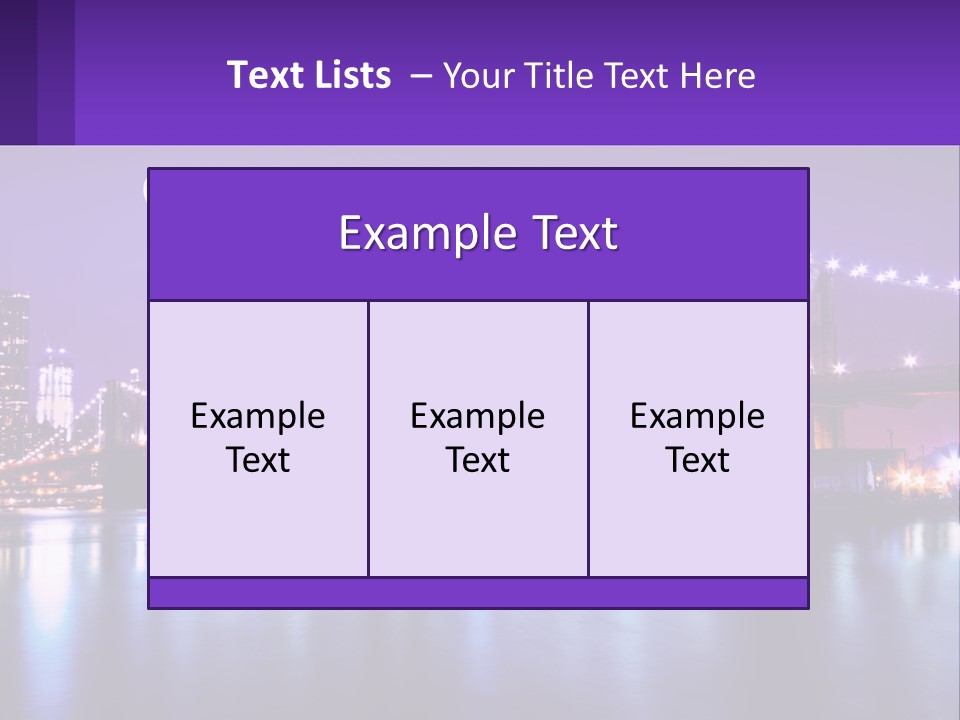 A Bridge Over Water With A City In The Background PowerPoint Template