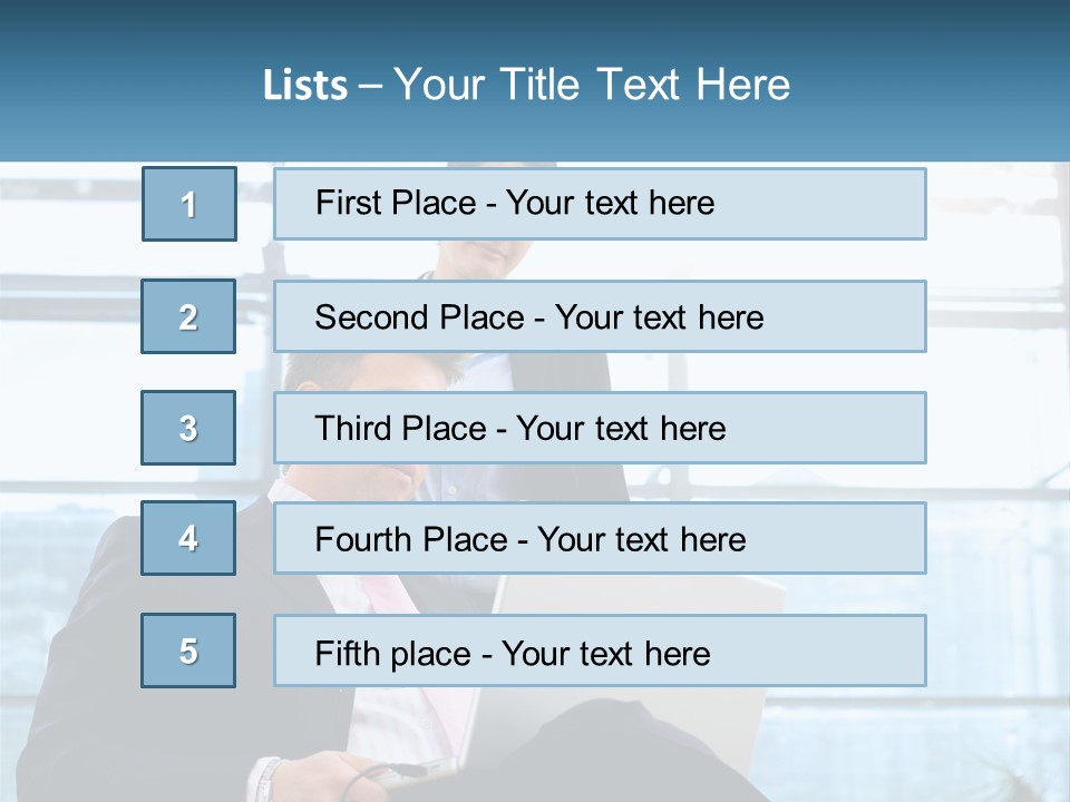 A Man And A Woman Are Looking At A Laptop PowerPoint Template