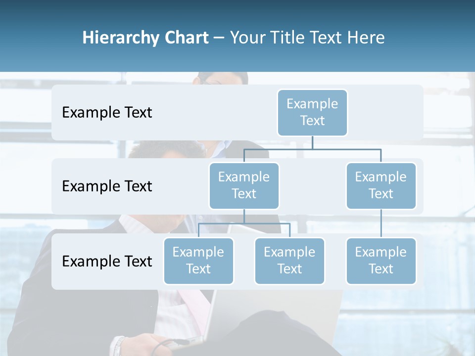 A Man And A Woman Are Looking At A Laptop PowerPoint Template