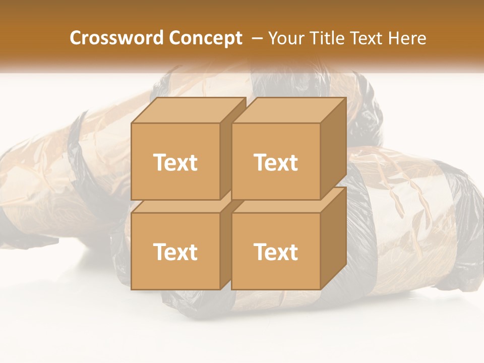 A Pile Of Wrapped Wrapped Presents On Top Of Each Other PowerPoint Template