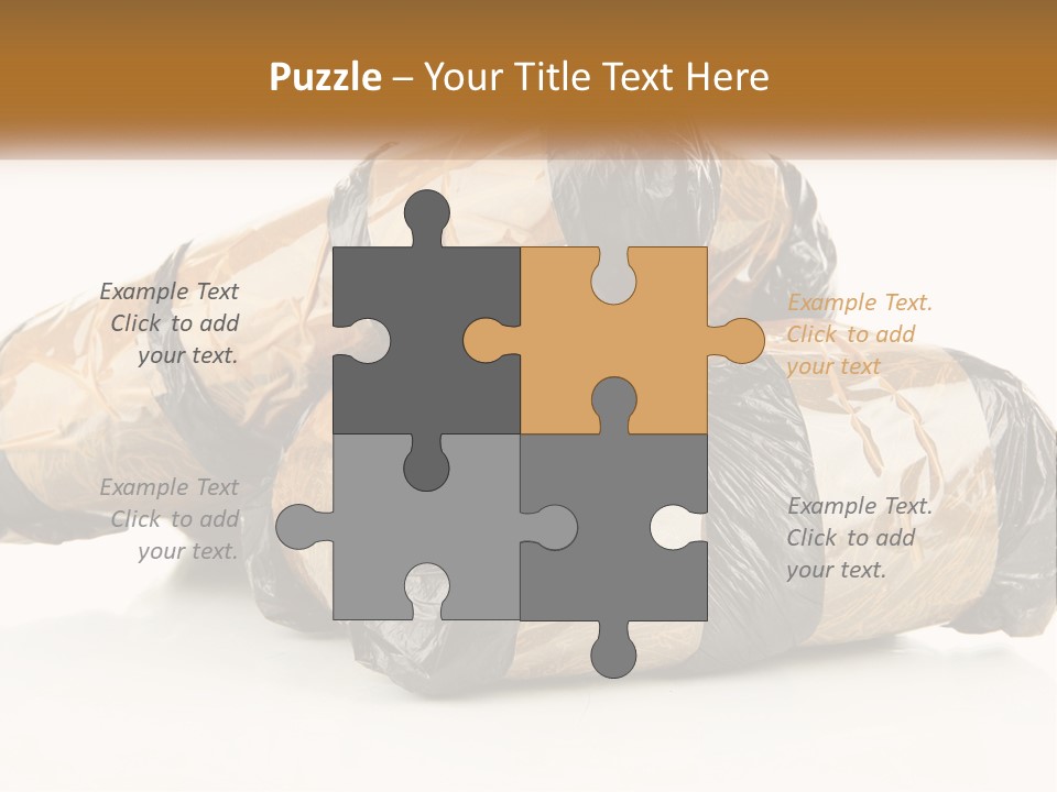 A Pile Of Wrapped Wrapped Presents On Top Of Each Other PowerPoint Template