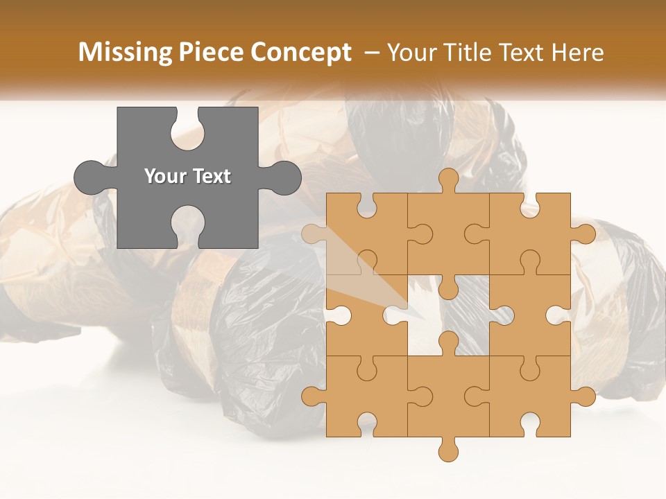 A Pile Of Wrapped Wrapped Presents On Top Of Each Other PowerPoint Template