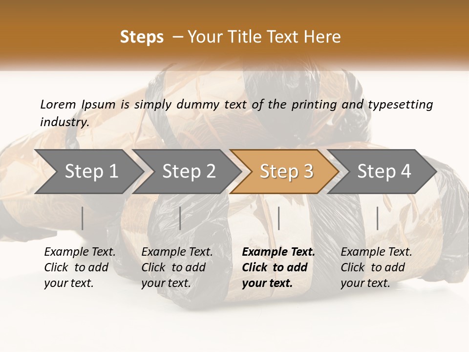 A Pile Of Wrapped Wrapped Presents On Top Of Each Other PowerPoint Template