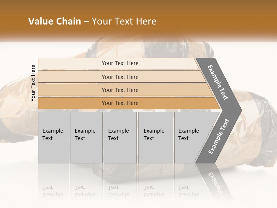 A Pile Of Wrapped Wrapped Presents On Top Of Each Other PowerPoint Template