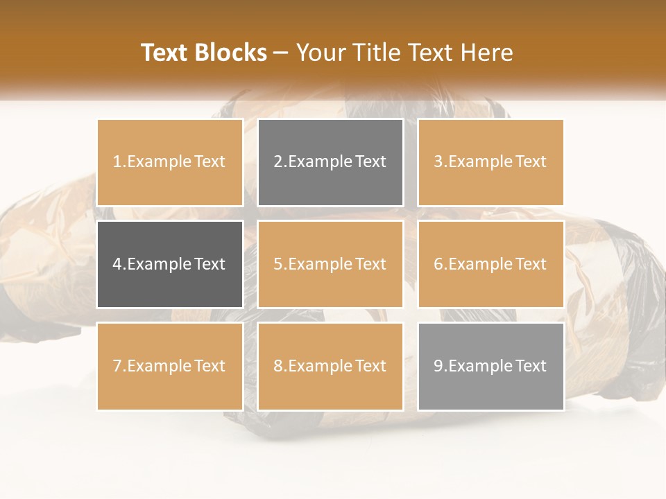 A Pile Of Wrapped Wrapped Presents On Top Of Each Other PowerPoint Template