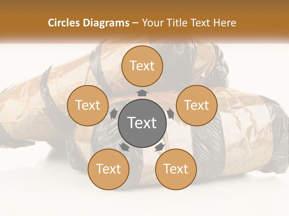 A Pile Of Wrapped Wrapped Presents On Top Of Each Other PowerPoint Template