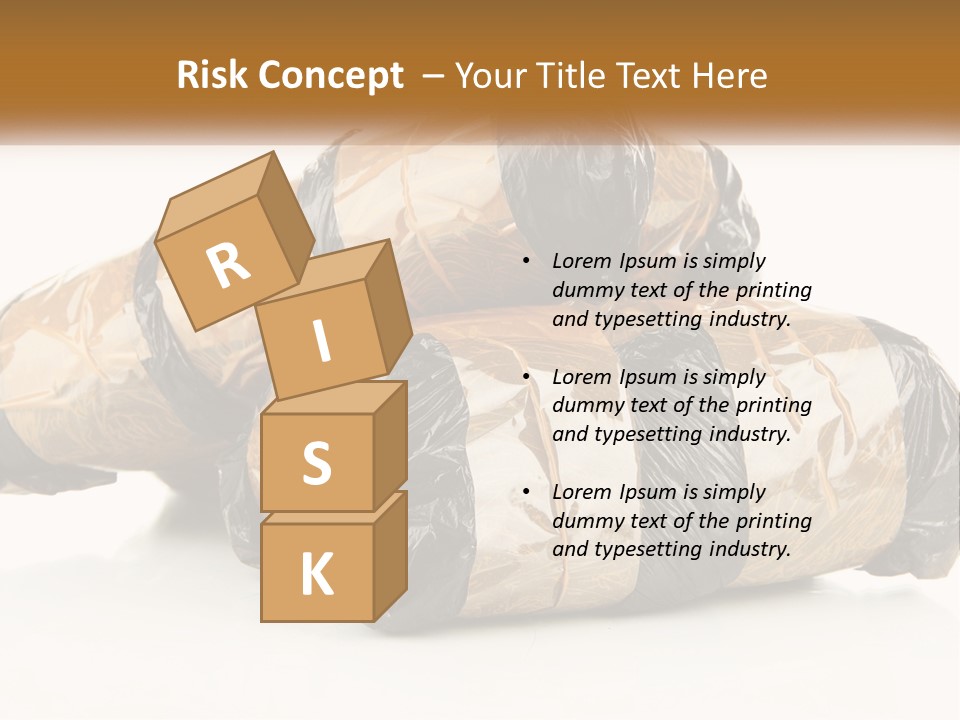 A Pile Of Wrapped Wrapped Presents On Top Of Each Other PowerPoint Template