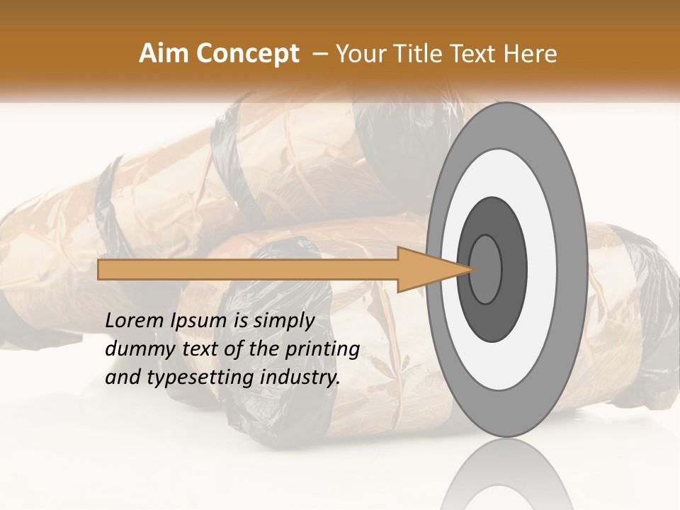 A Pile Of Wrapped Wrapped Presents On Top Of Each Other PowerPoint Template