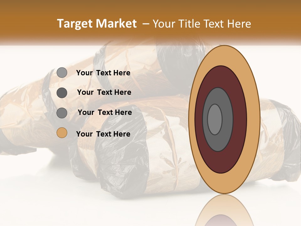 A Pile Of Wrapped Wrapped Presents On Top Of Each Other PowerPoint Template