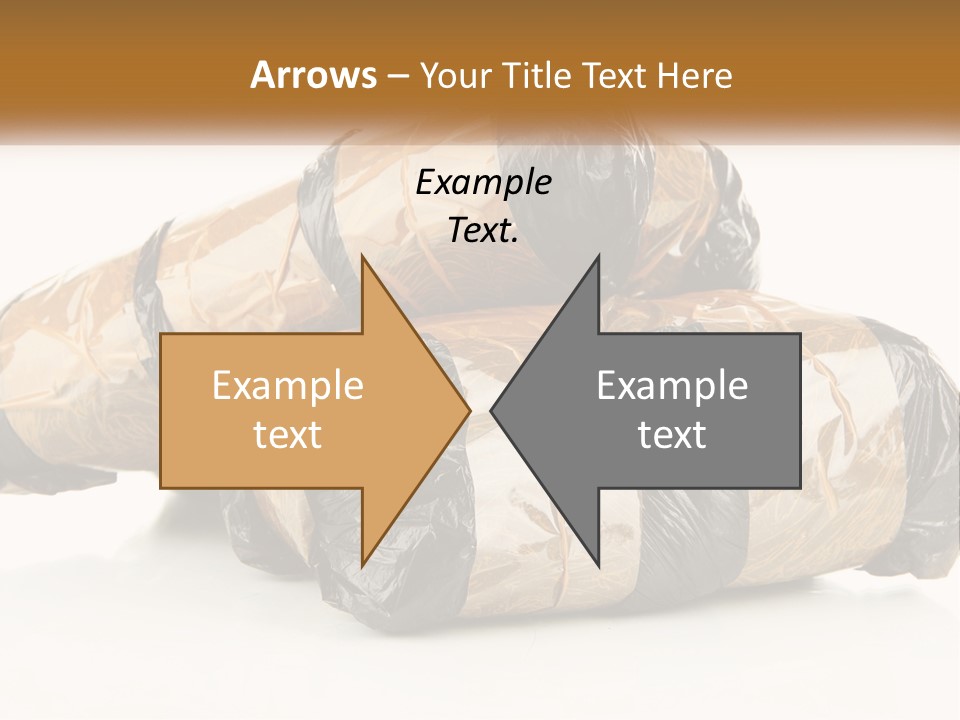 A Pile Of Wrapped Wrapped Presents On Top Of Each Other PowerPoint Template