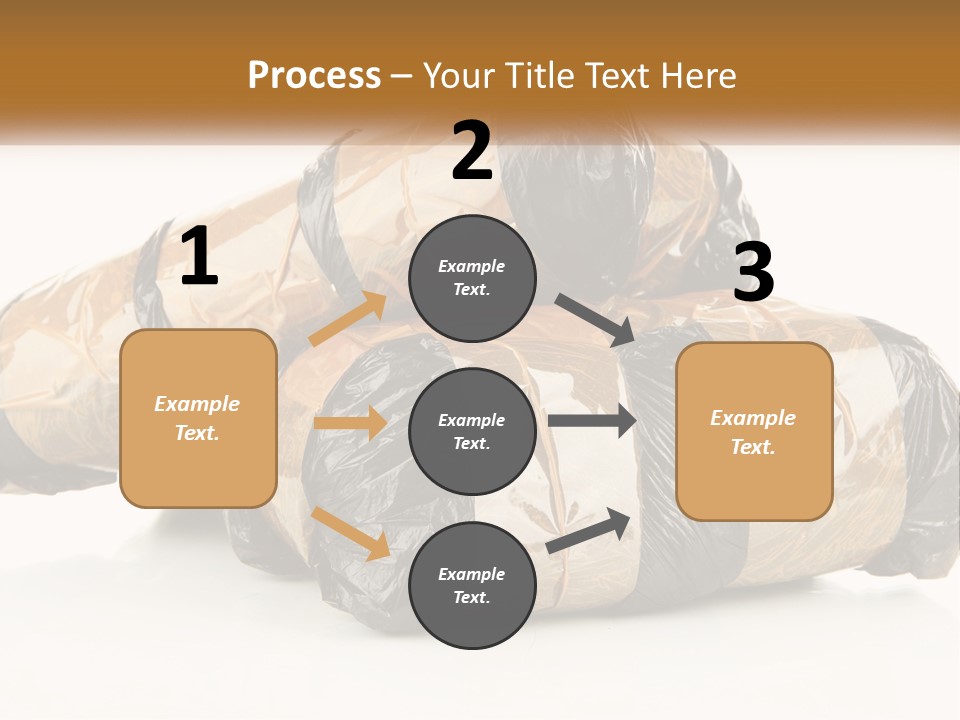 A Pile Of Wrapped Wrapped Presents On Top Of Each Other PowerPoint Template