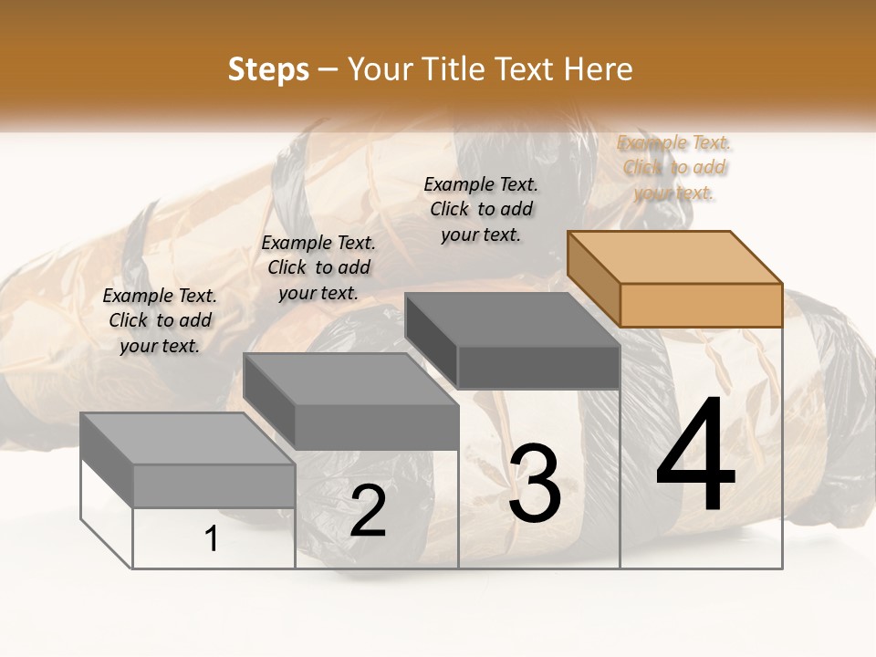 A Pile Of Wrapped Wrapped Presents On Top Of Each Other PowerPoint Template