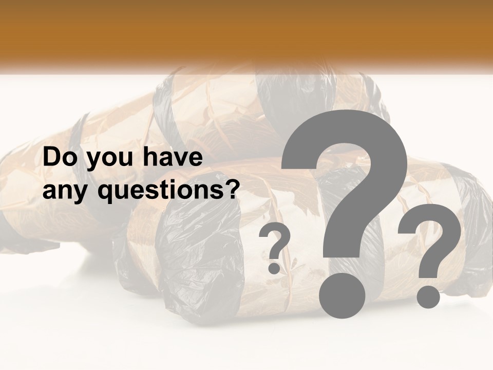 A Pile Of Wrapped Wrapped Presents On Top Of Each Other PowerPoint Template