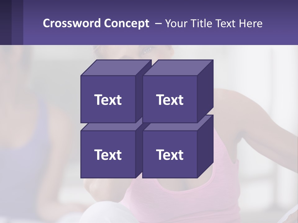 A Woman In A Pink Tank Top Smiles At The Camera PowerPoint Template