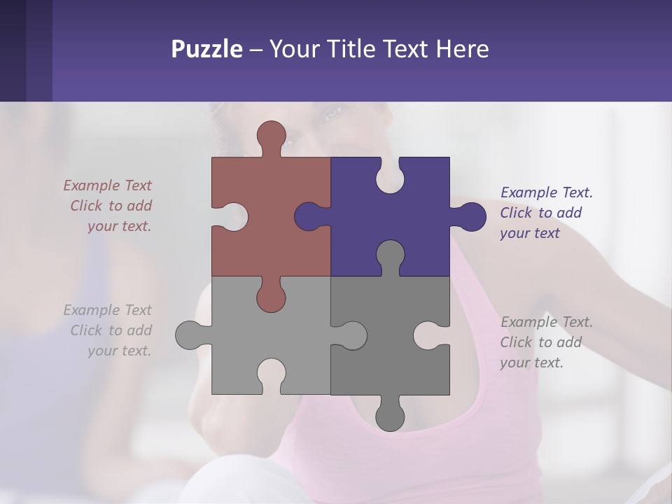 A Woman In A Pink Tank Top Smiles At The Camera PowerPoint Template