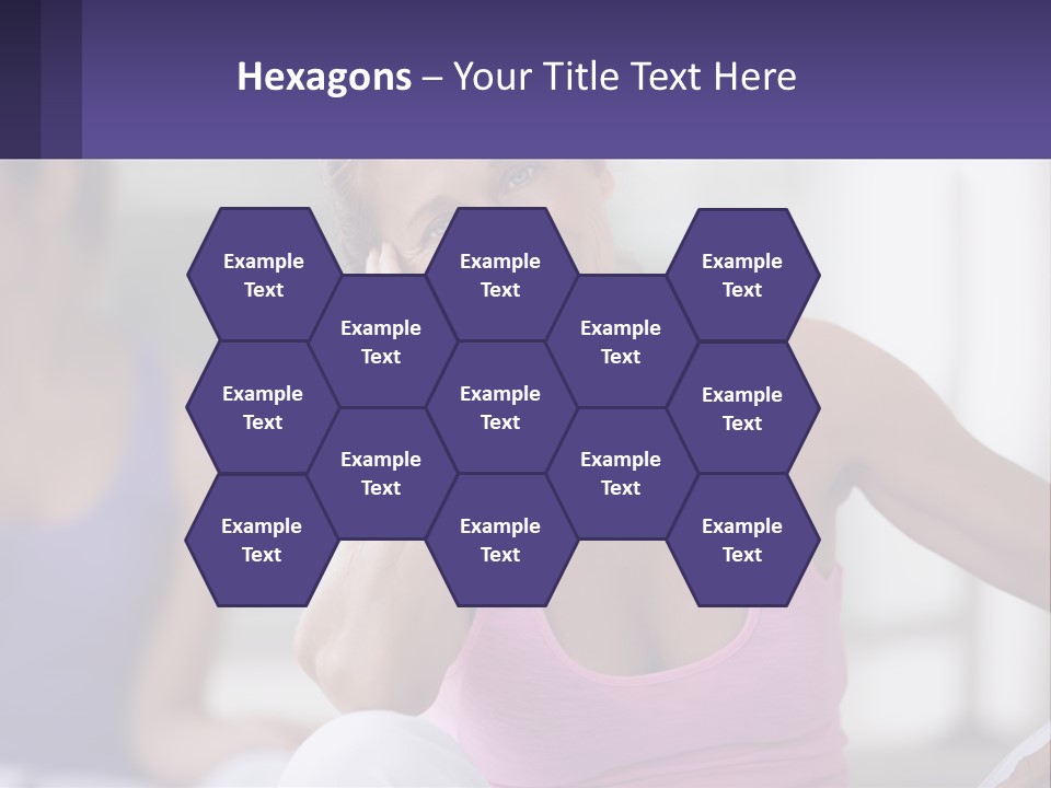 A Woman In A Pink Tank Top Smiles At The Camera PowerPoint Template