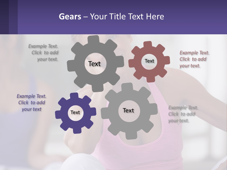 A Woman In A Pink Tank Top Smiles At The Camera PowerPoint Template