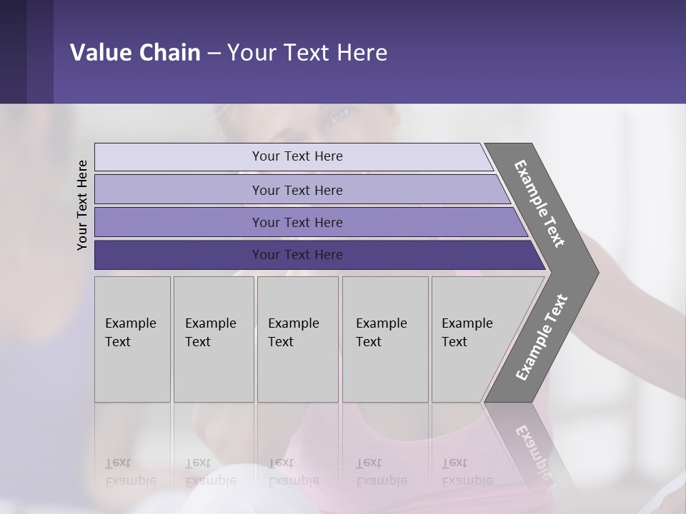 A Woman In A Pink Tank Top Smiles At The Camera PowerPoint Template