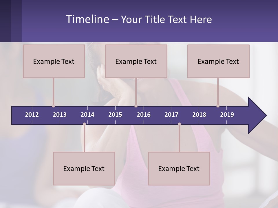 A Woman In A Pink Tank Top Smiles At The Camera PowerPoint Template