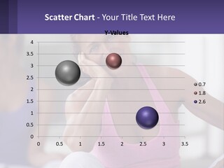 A Woman In A Pink Tank Top Smiles At The Camera PowerPoint Template