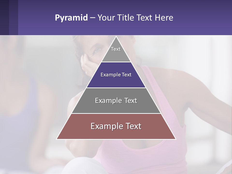 A Woman In A Pink Tank Top Smiles At The Camera PowerPoint Template