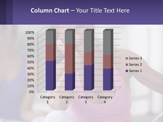 A Woman In A Pink Tank Top Smiles At The Camera PowerPoint Template