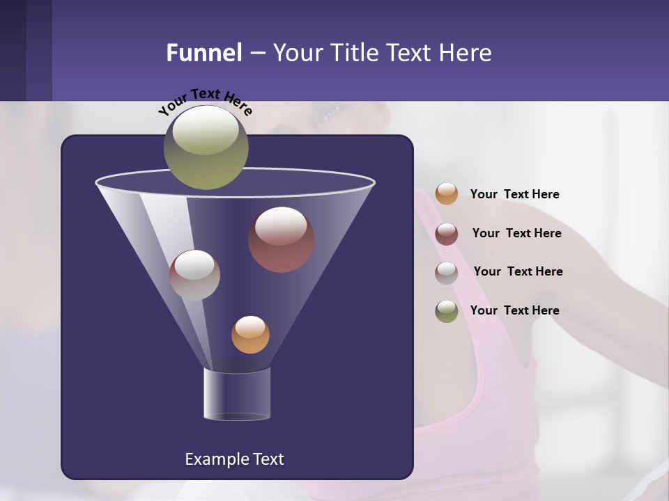 A Woman In A Pink Tank Top Smiles At The Camera PowerPoint Template