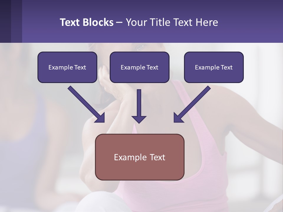 A Woman In A Pink Tank Top Smiles At The Camera PowerPoint Template