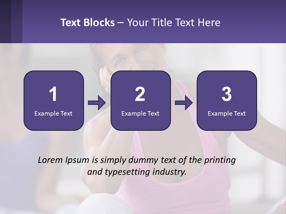 A Woman In A Pink Tank Top Smiles At The Camera PowerPoint Template
