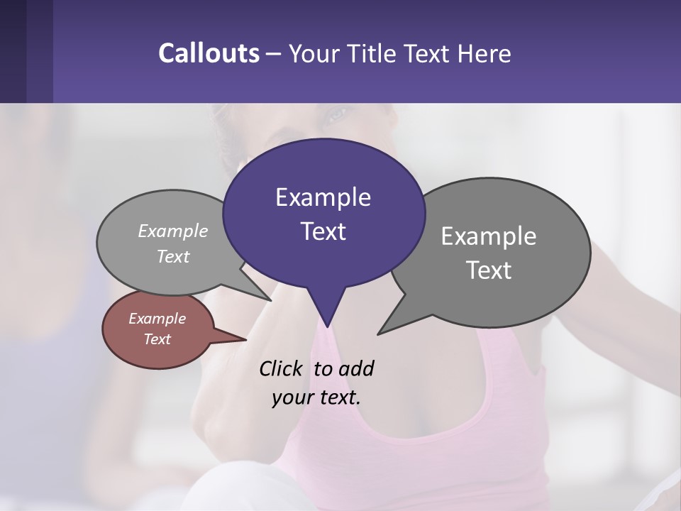 A Woman In A Pink Tank Top Smiles At The Camera PowerPoint Template