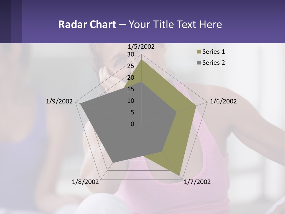 A Woman In A Pink Tank Top Smiles At The Camera PowerPoint Template