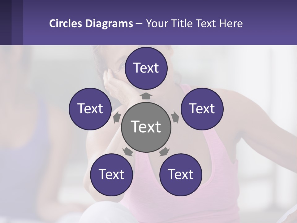 A Woman In A Pink Tank Top Smiles At The Camera PowerPoint Template