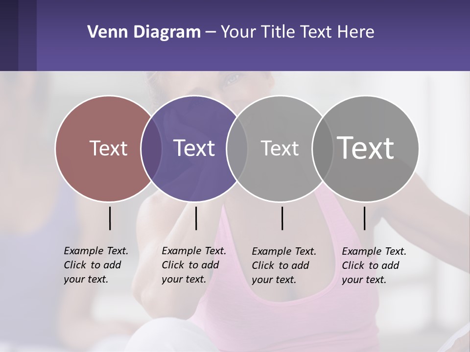 A Woman In A Pink Tank Top Smiles At The Camera PowerPoint Template