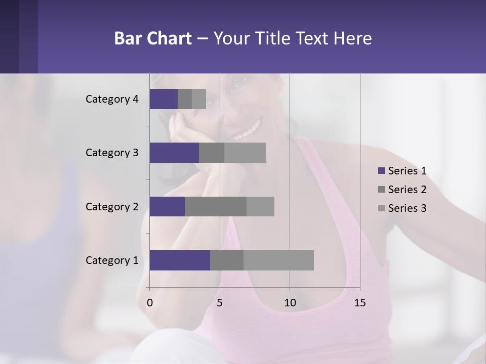 A Woman In A Pink Tank Top Smiles At The Camera PowerPoint Template
