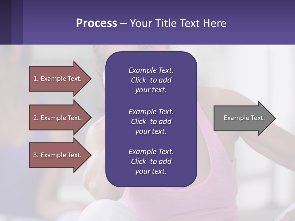 A Woman In A Pink Tank Top Smiles At The Camera PowerPoint Template